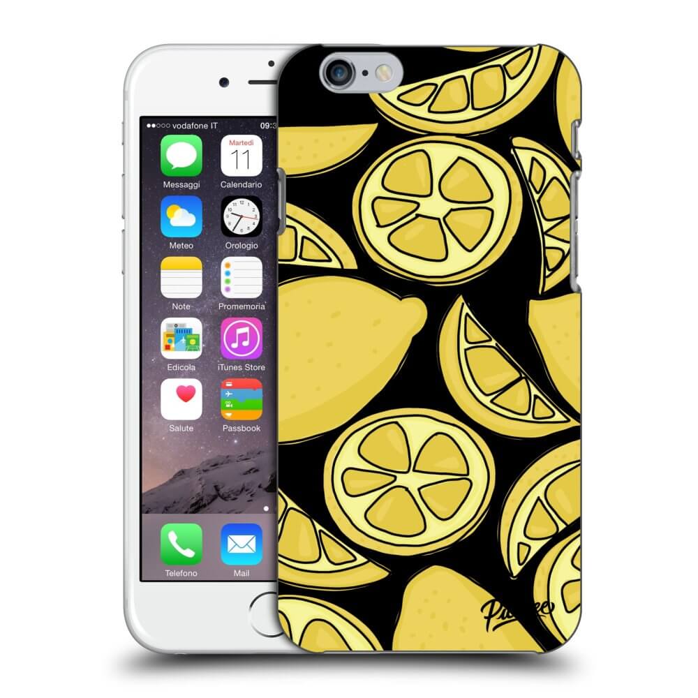 Apple IPhone 6/6S Hülle - Schwarzes Silikon - Lemon