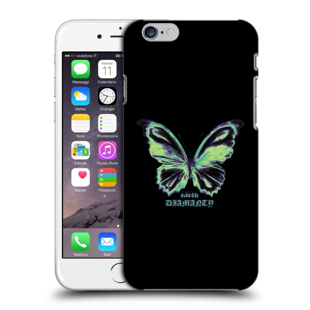 Apple iPhone 6/6S Hülle - Transparentes Silikon - Diamanty Blue