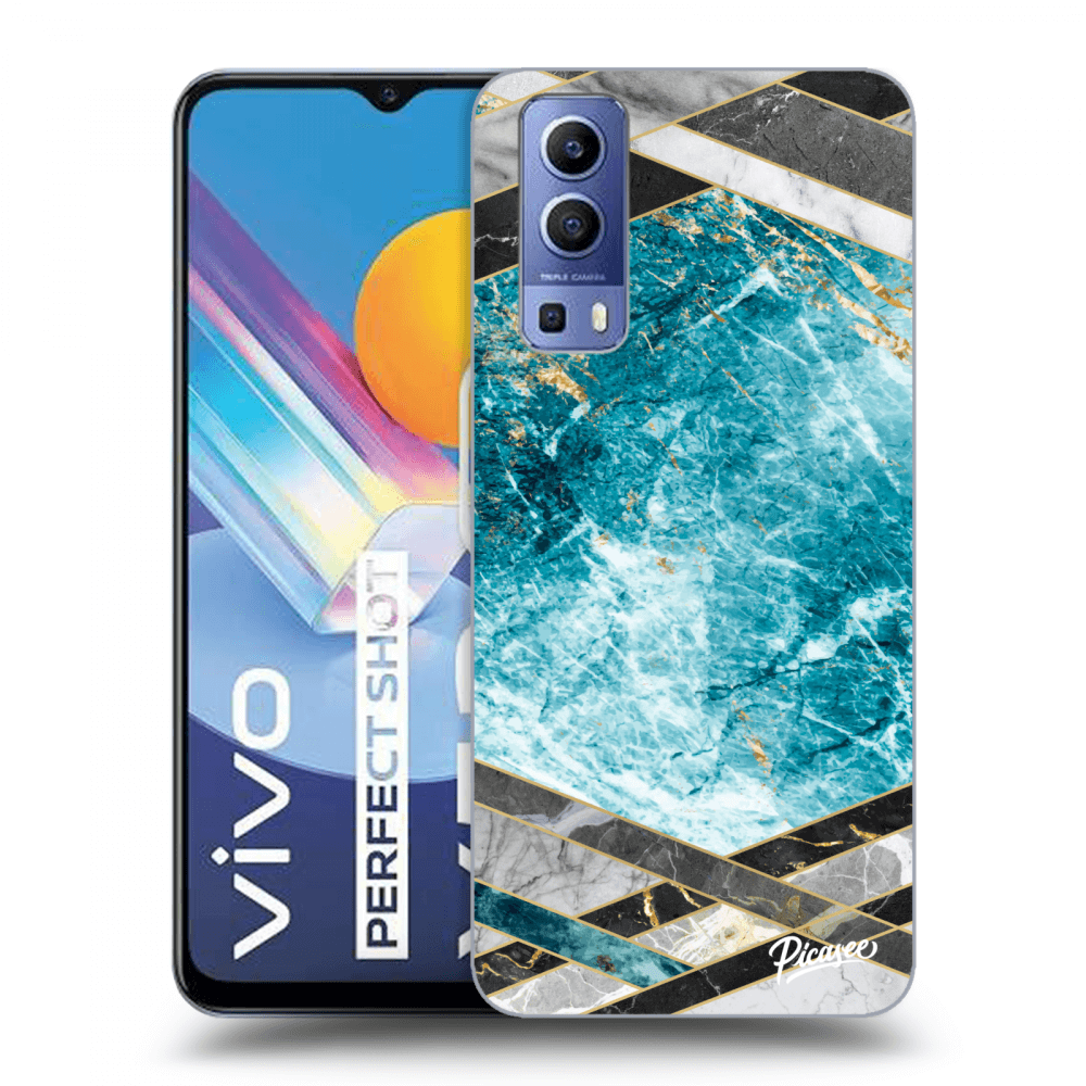 ULTIMATE CASE Für Vivo Y52 5G - Blue Geometry