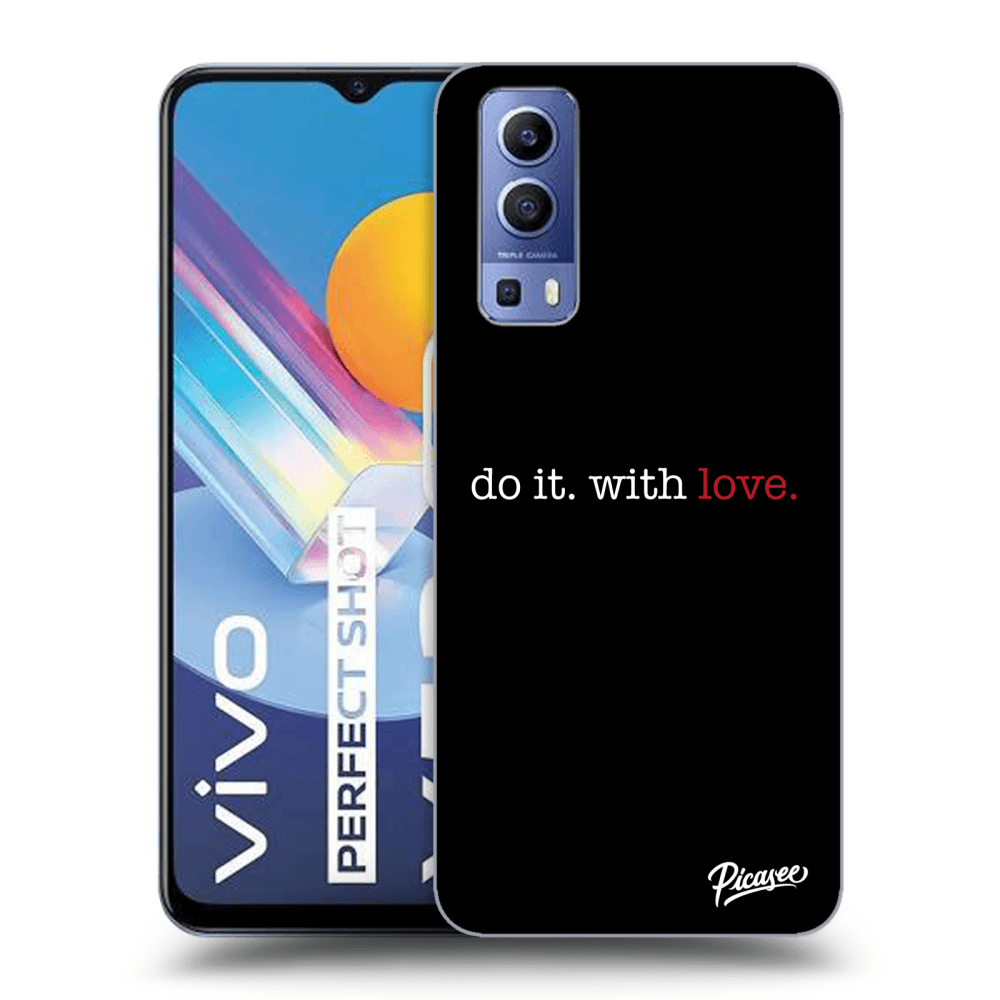 Vivo Y52 5G Hülle - Schwarzes Silikon - Do It. With Love.