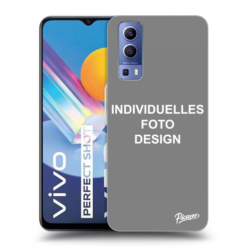 Vivo Y52 5G Hülle - Schwarzes Silikon - Individuelles Fotodesign