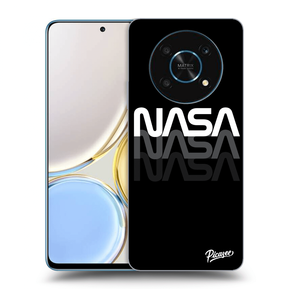 Honor Magic4 Lite 5G Hülle - Schwarzes Silikon - NASA Triple