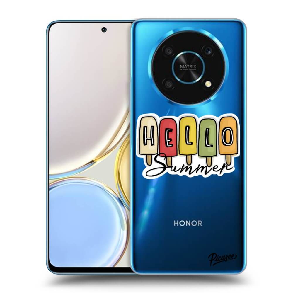 Honor Magic4 Lite 5G Hülle - Transparentes Silikon - Ice Cream