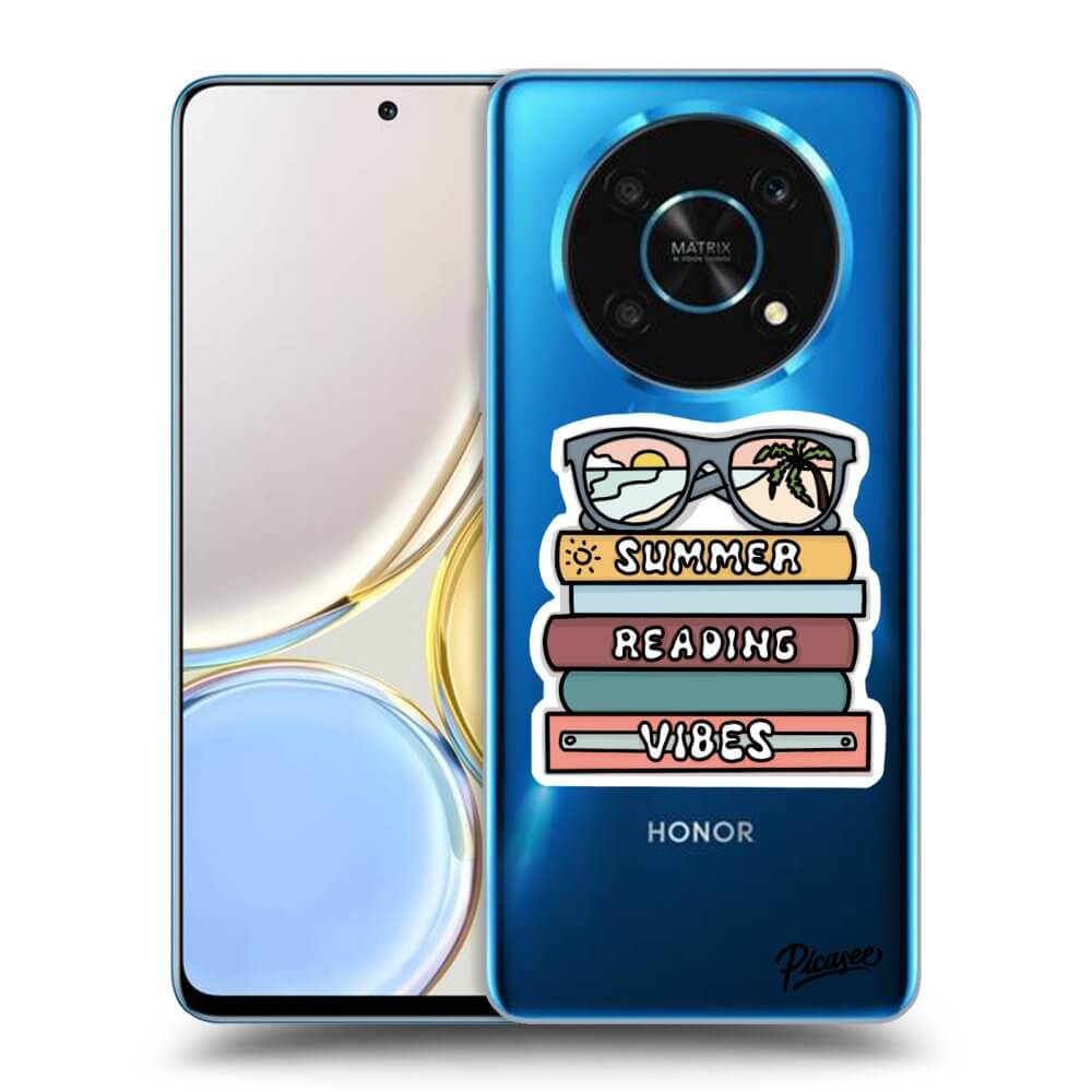 Honor Magic4 Lite 5G Hülle - Transparentes Silikon - Summer Reading Vibes