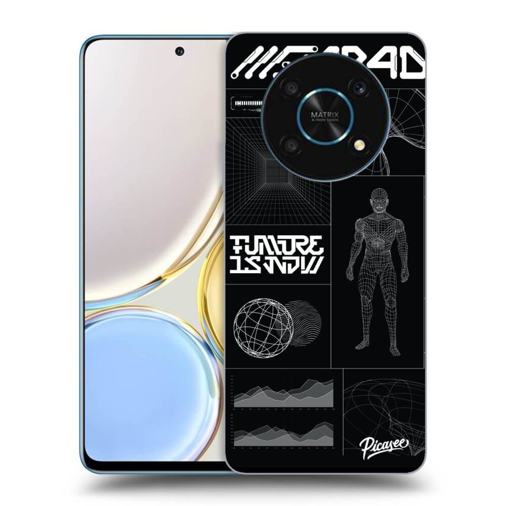 Honor Magic4 Lite 5G Hülle - Transparentes Silikon - BLACK BODY