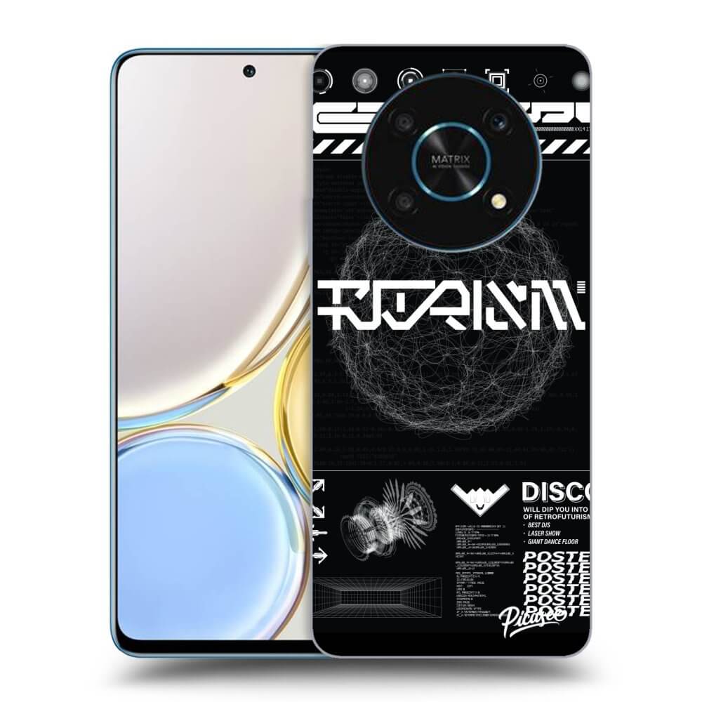 Honor Magic4 Lite 5G Hülle - Schwarzes Silikon - BLACK DISCO