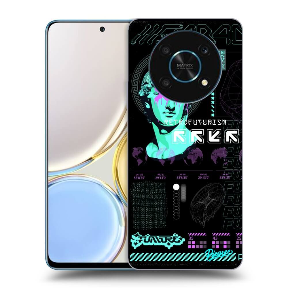 Honor Magic4 Lite 5G Hülle - Schwarzes Silikon - RETRO