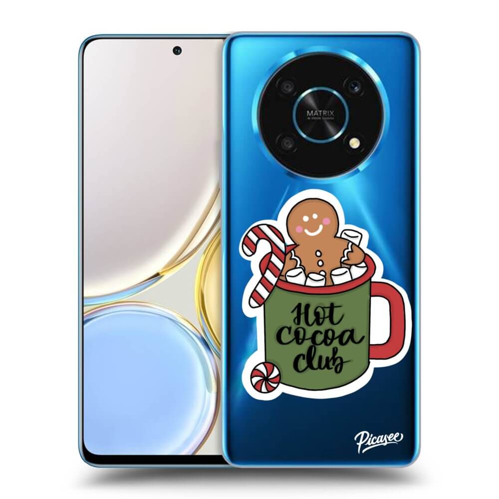 Honor Magic4 Lite 5G Hülle - Transparentes Silikon - Hot Cocoa Club