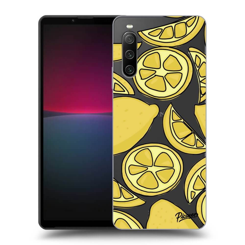 Sony Xperia 10 IV 5G Hülle - Transparentes Silikon - Lemon