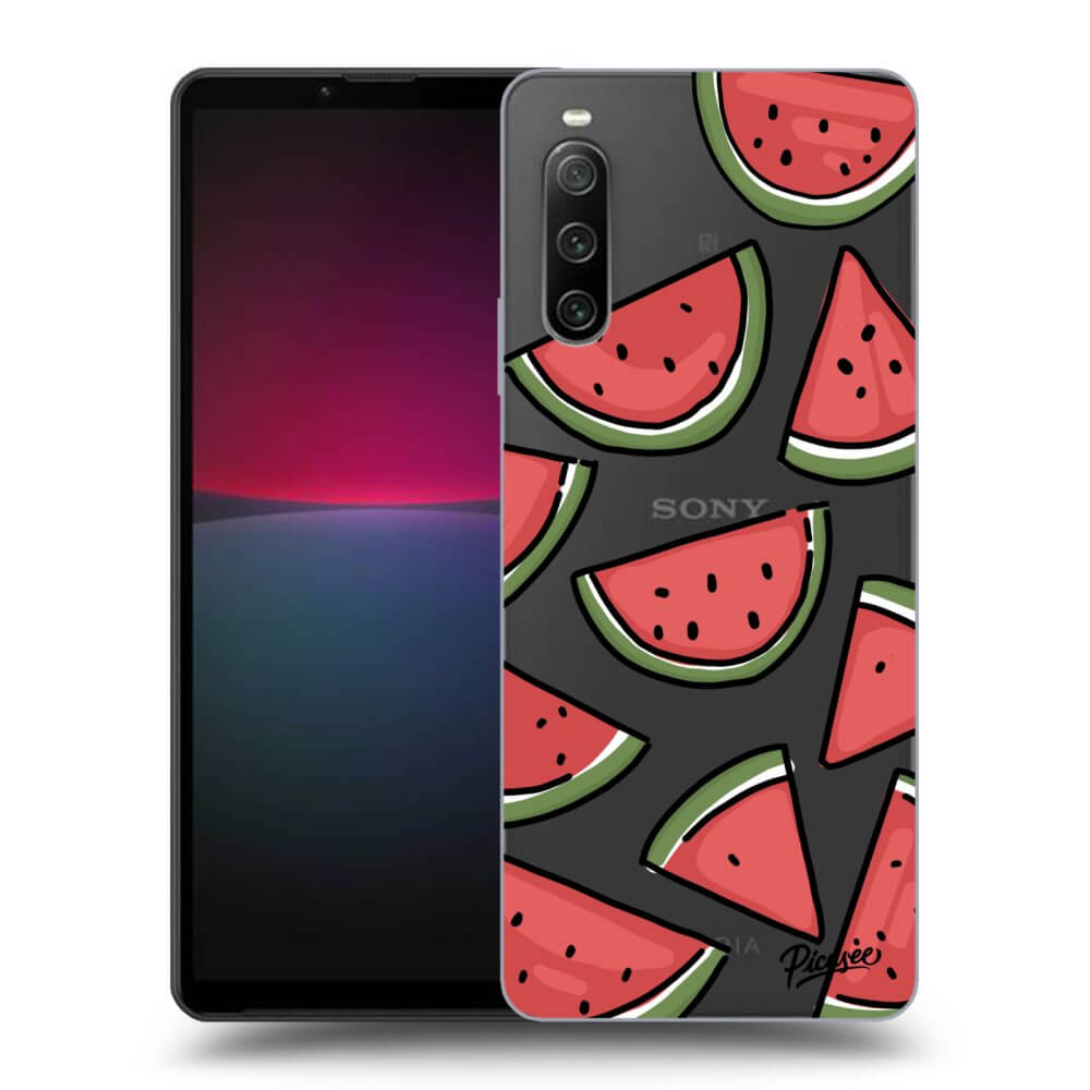 Sony Xperia 10 IV 5G Hülle - Transparentes Silikon - Melone