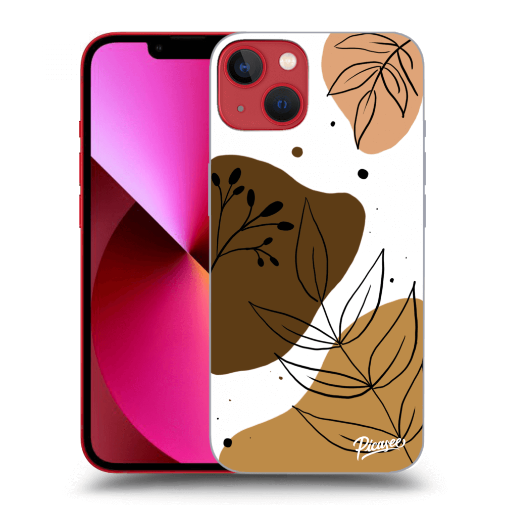 Apple IPhone 14 Plus Hülle - Transparentes Silikon - Boho Style