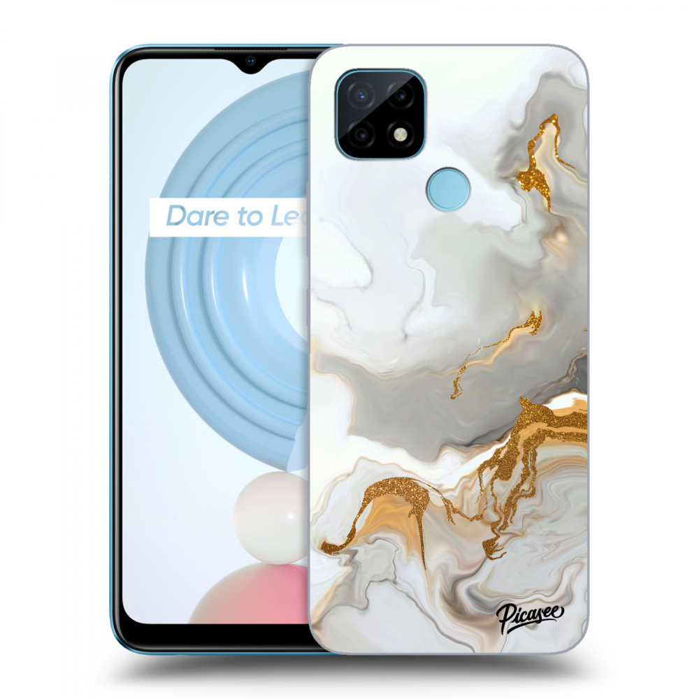 Realme C21Y Hülle - Transparentes Silikon - Her