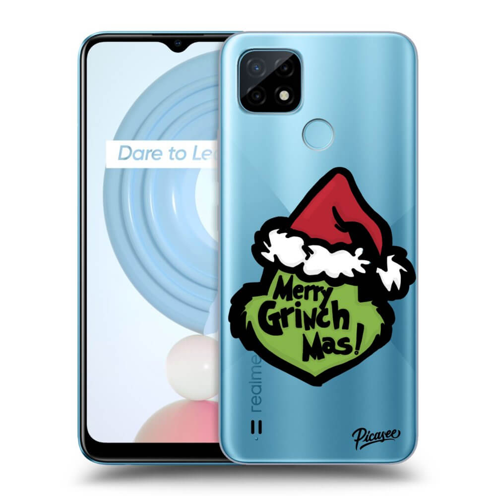 Realme C21Y Hülle - Transparentes Silikon - Grinch 2