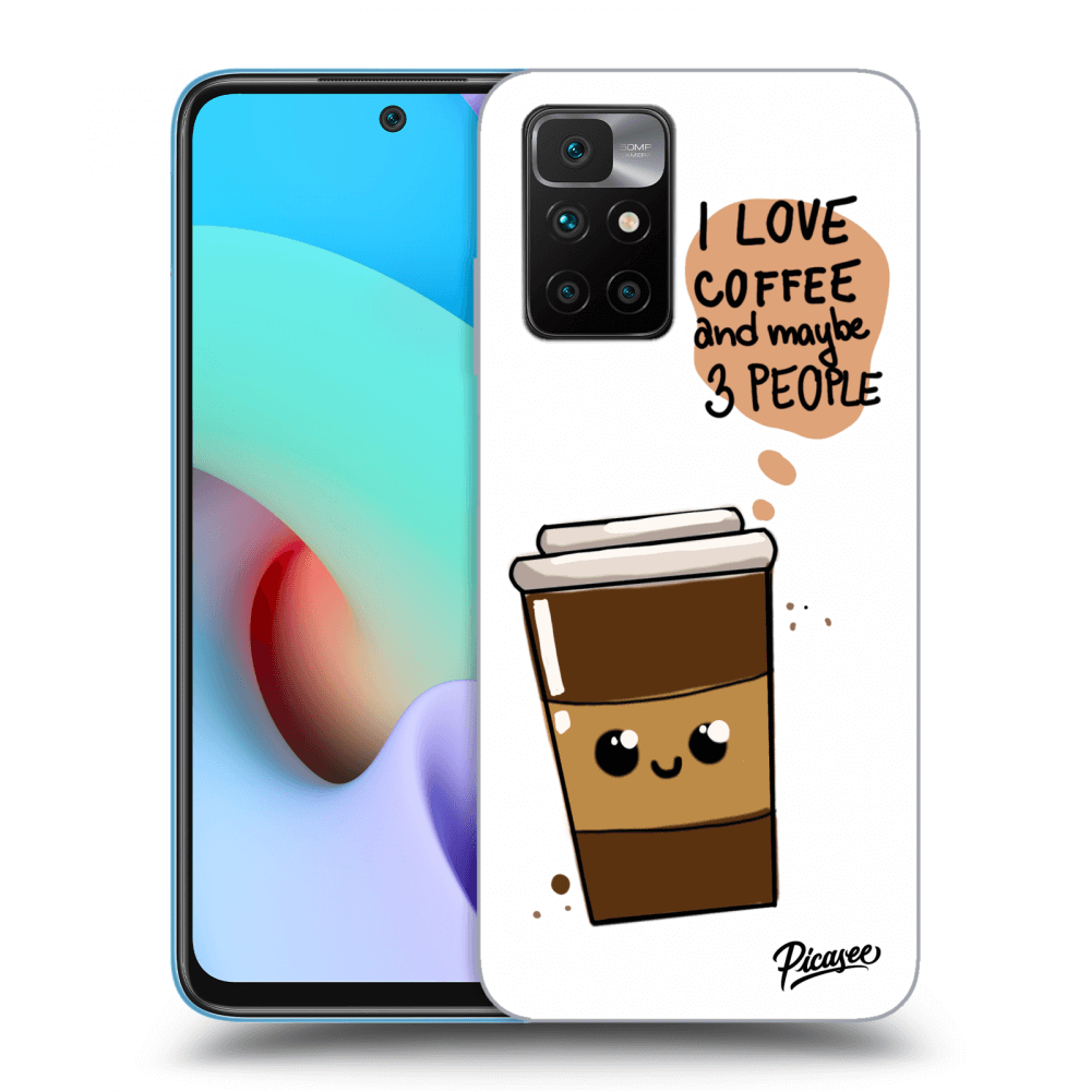 Xiaomi Redmi 10 (2022) Hülle - Transparentes Silikon - Cute Coffee