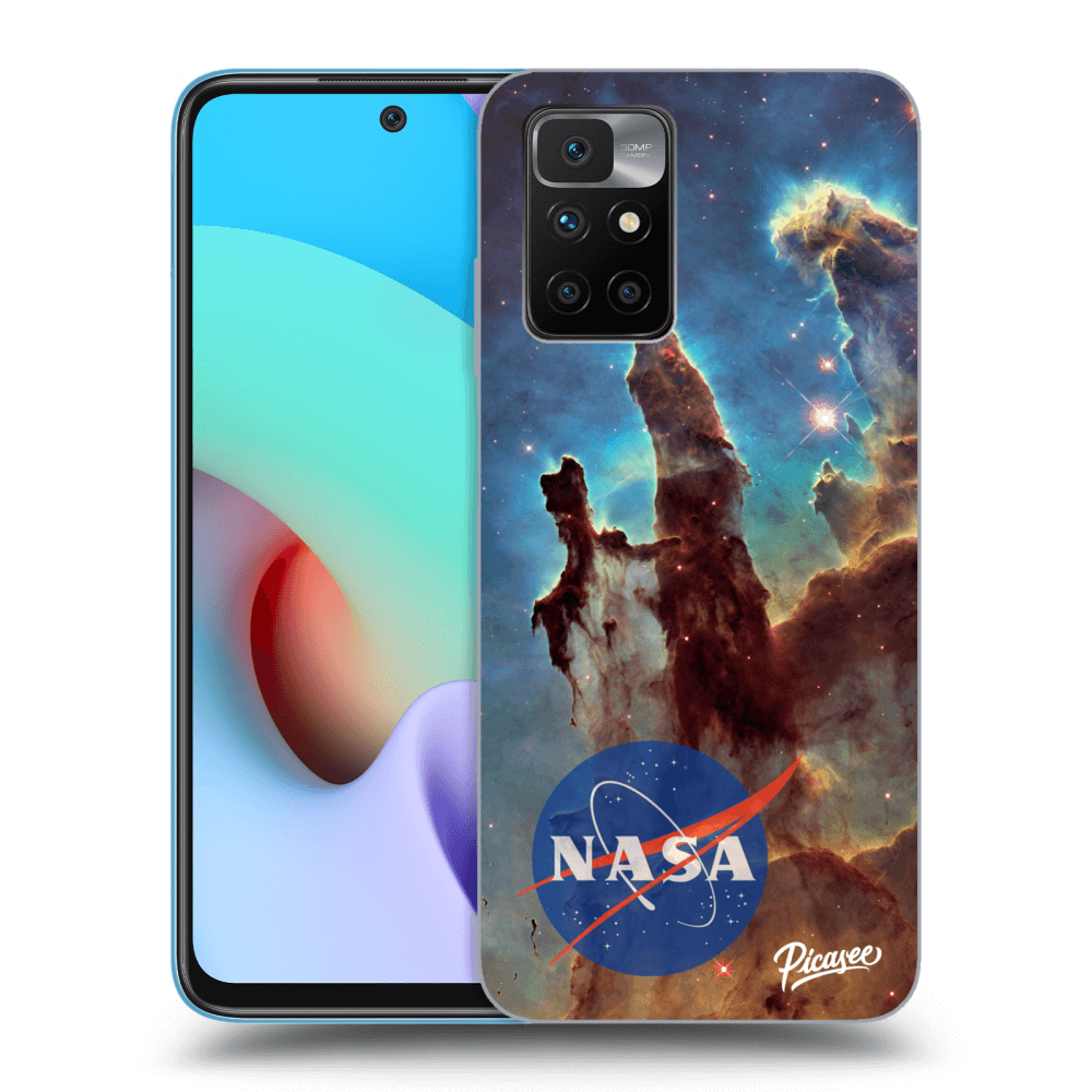 Xiaomi Redmi 10 (2022) Hülle - Schwarzes Silikon - Eagle Nebula