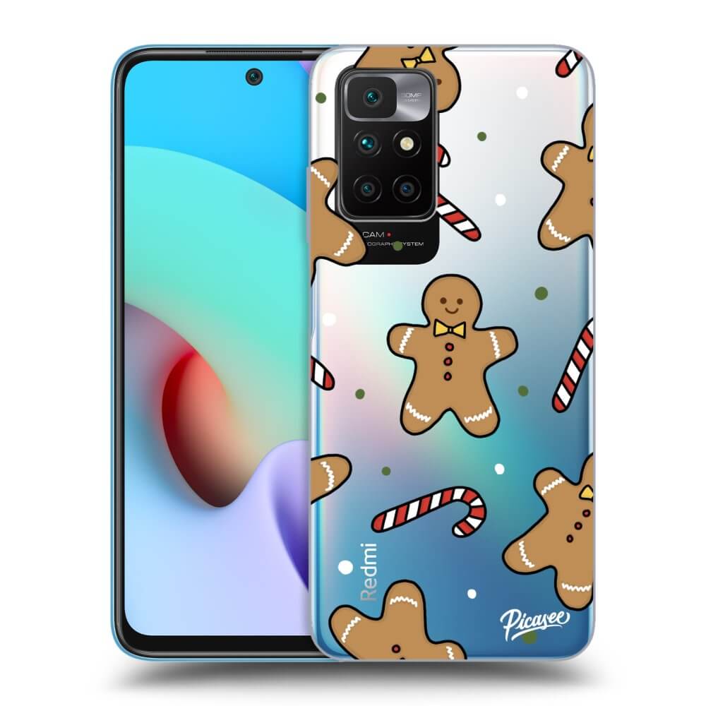 Xiaomi Redmi 10 (2022) Hülle - Transparentes Silikon - Gingerbread