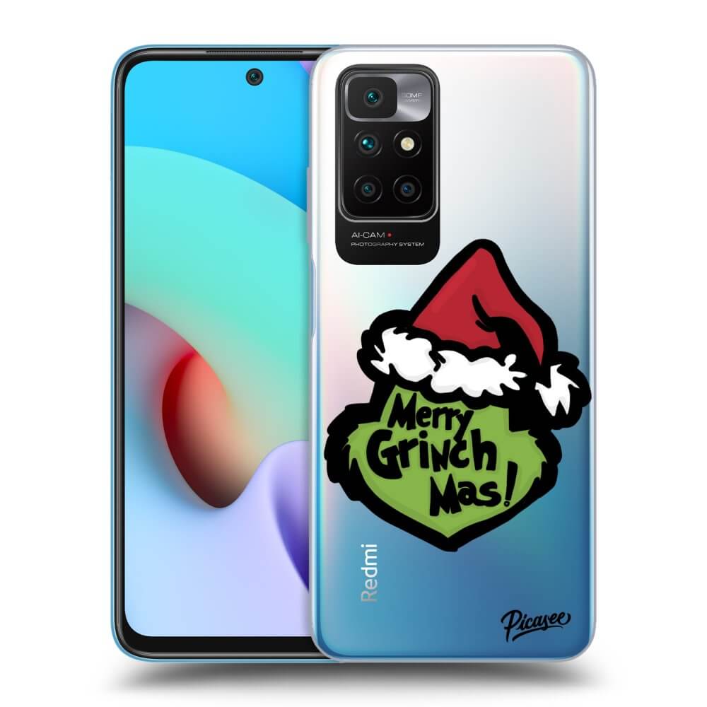 Xiaomi Redmi 10 (2022) Hülle - Transparentes Silikon - Grinch 2