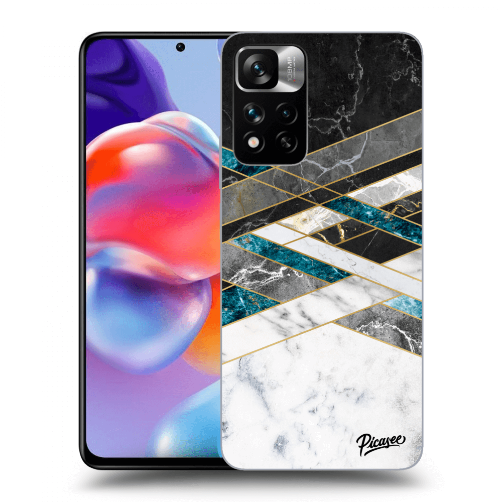 ULTIMATE CASE Für Xiaomi Redmi Note 11 Pro+ 5G - Black & White Geometry