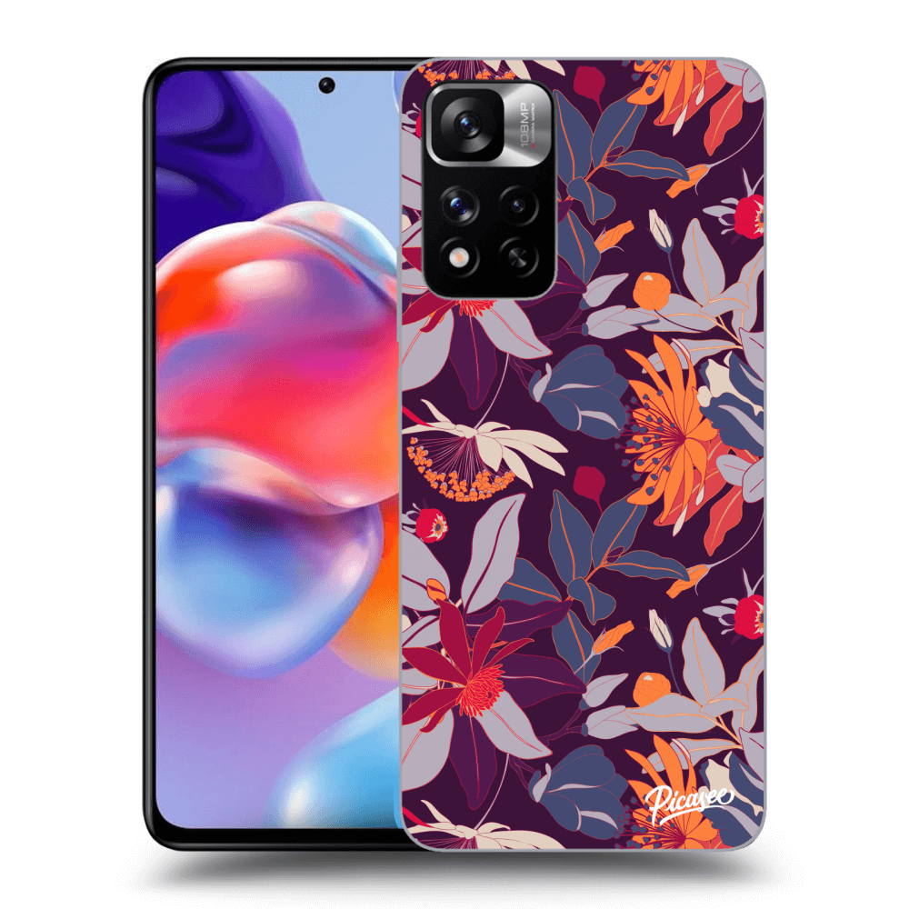 ULTIMATE CASE Für Xiaomi Redmi Note 11 Pro+ 5G - Purple Leaf