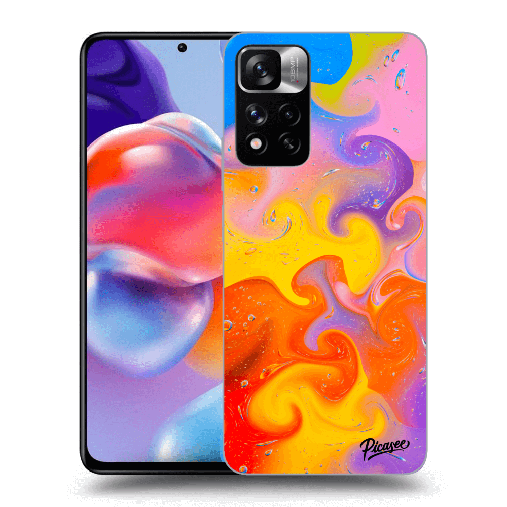 Xiaomi Redmi Note 11 Pro+ 5G Hülle - Schwarzes Silikon - Bubbles