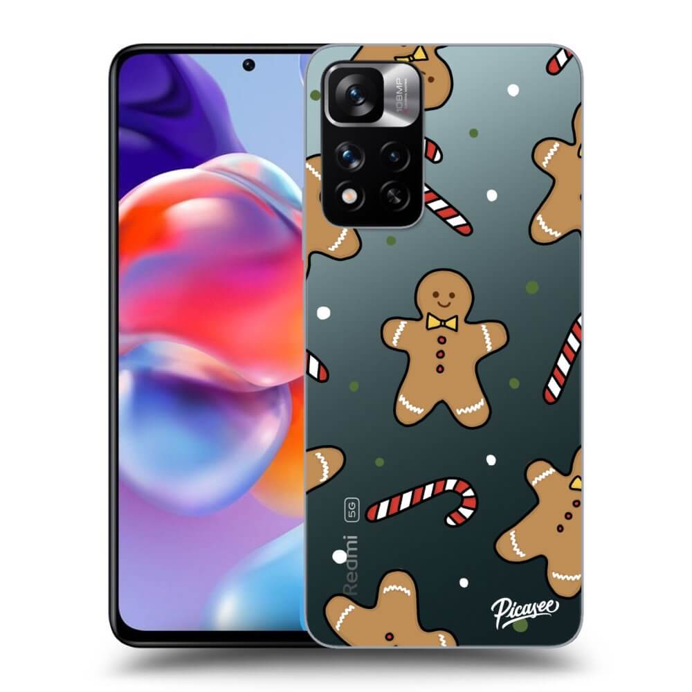 Xiaomi Redmi Note 11 Pro+ 5G Hülle - Transparentes Silikon - Gingerbread