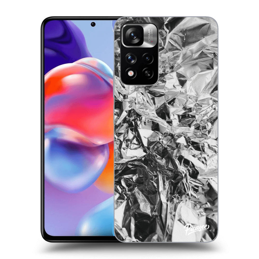 Xiaomi Redmi Note 11 Pro+ 5G Hülle - Schwarzes Silikon - Chrome