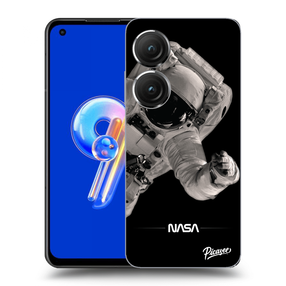 Asus Zenfone 9 Hülle - Transparentes Silikon - Astronaut Big