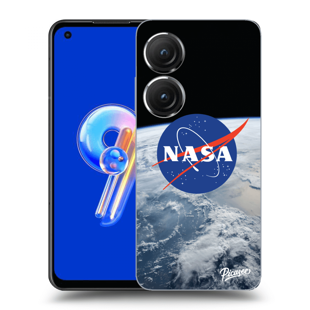 Asus Zenfone 9 Hülle - Transparentes Silikon - Nasa Earth