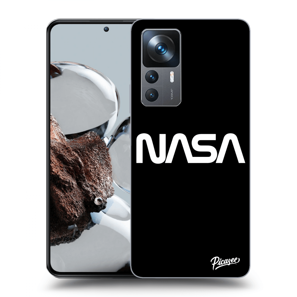 Xiaomi 12T Pro Hülle - Schwarzes Silikon - NASA Basic