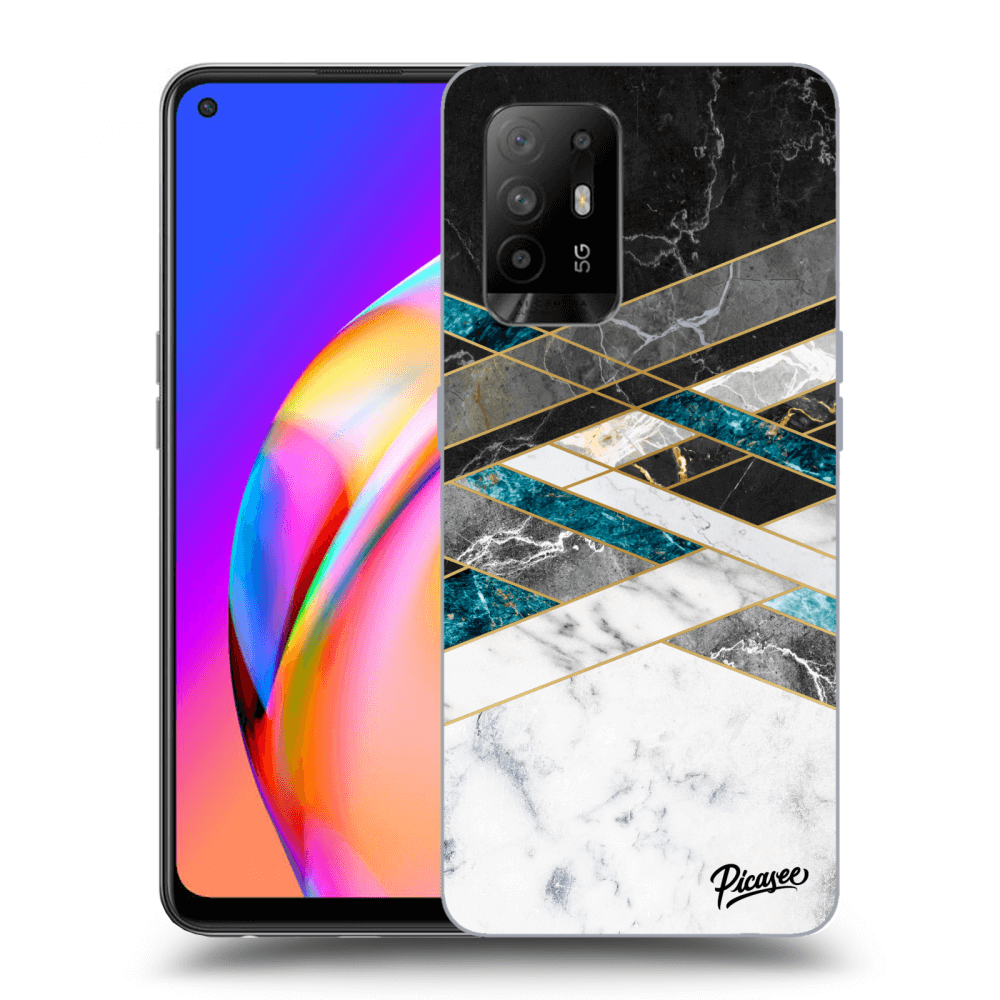 ULTIMATE CASE Für OPPO A94 5G - Black & White Geometry