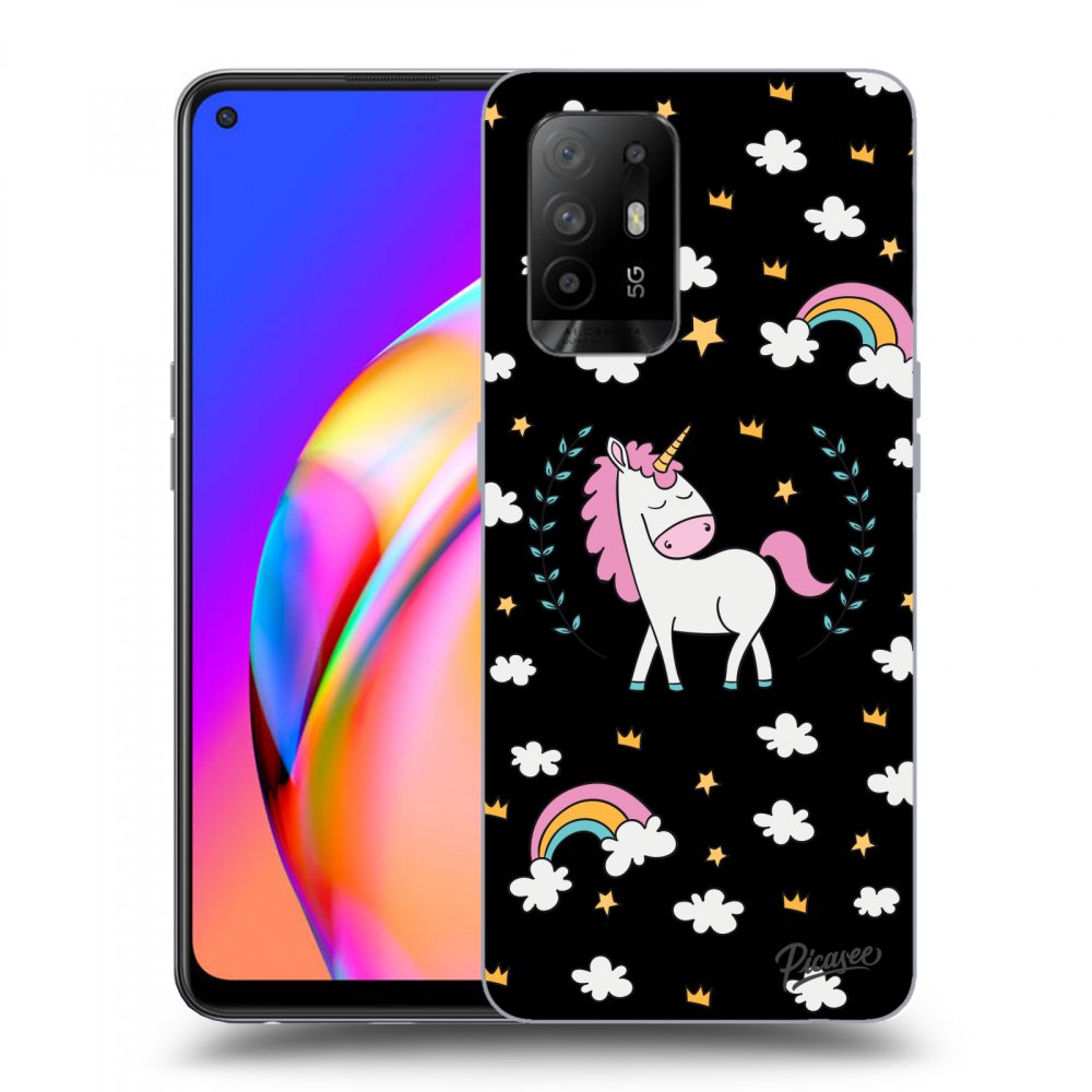 ULTIMATE CASE Für OPPO A94 5G - Einhorn Sternenhimmel