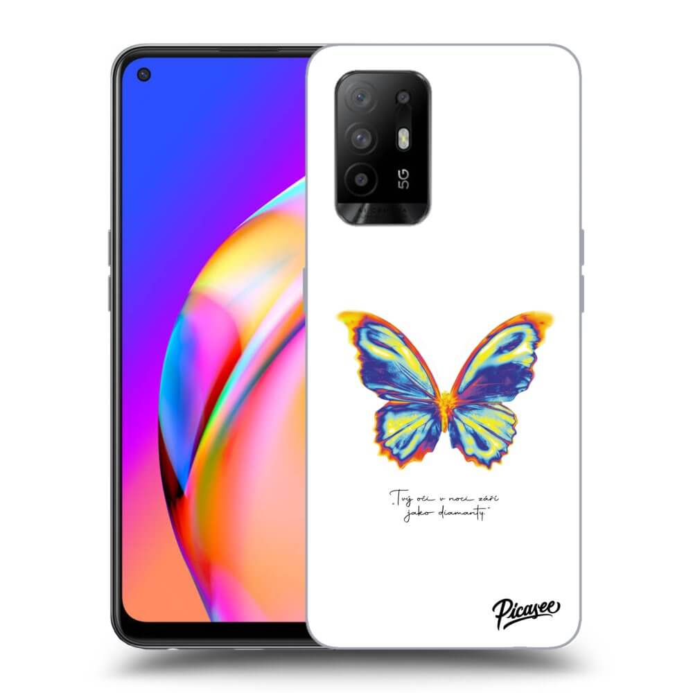 ULTIMATE CASE Für OPPO A94 5G - Diamanty White