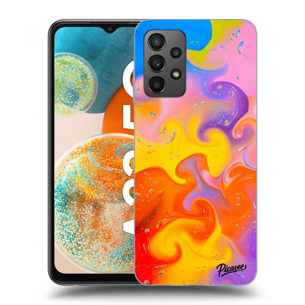 Samsung Galaxy A23 A235F 4G Hülle - Schwarzes Silikon - Bubbles