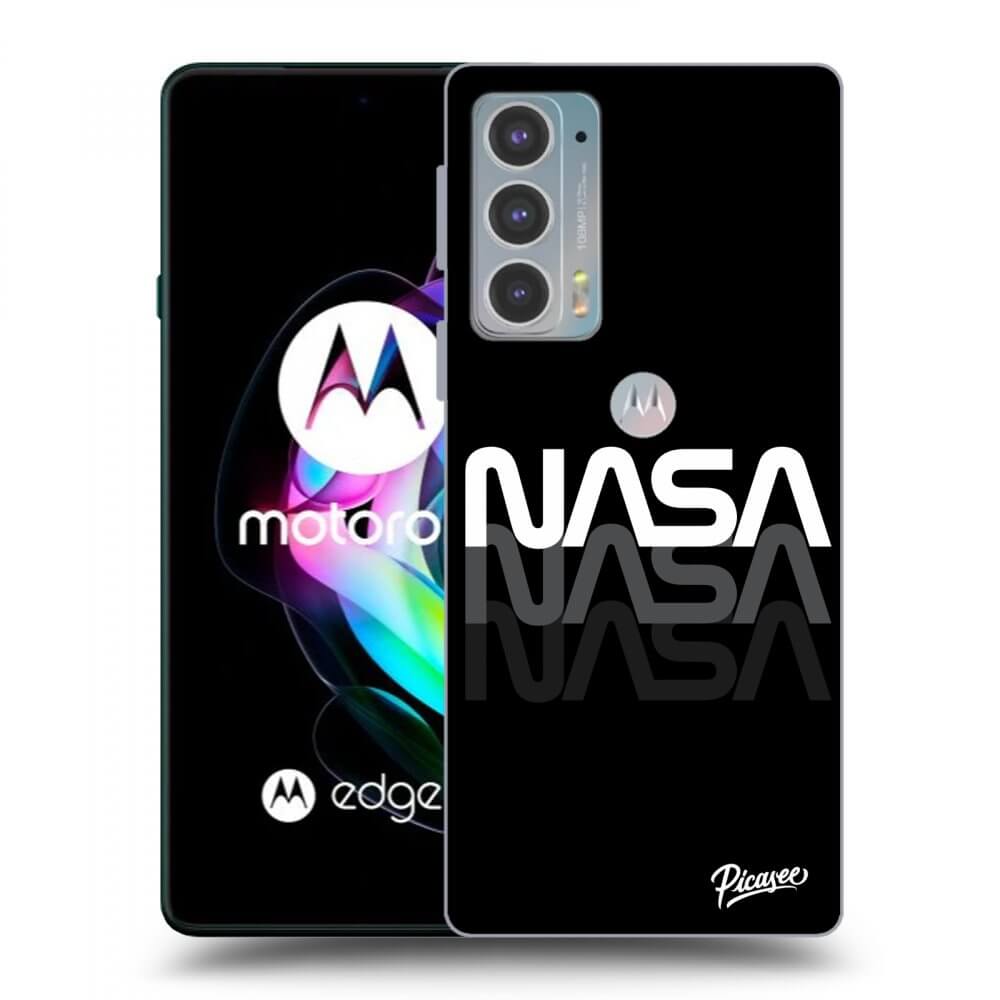 Motorola Edge 20 Hülle - Transparentes Silikon - NASA Triple