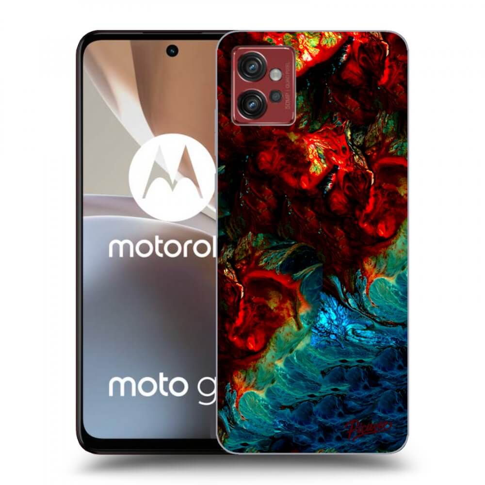 Motorola Moto G32 Hülle - Schwarzes Silikon - Universe