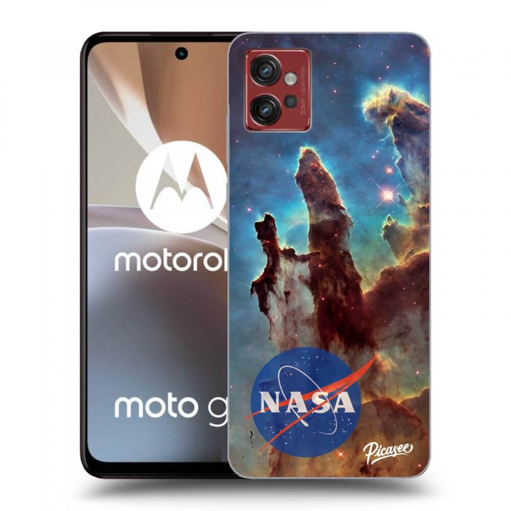 Motorola Moto G32 Hülle - Transparentes Silikon - Eagle Nebula