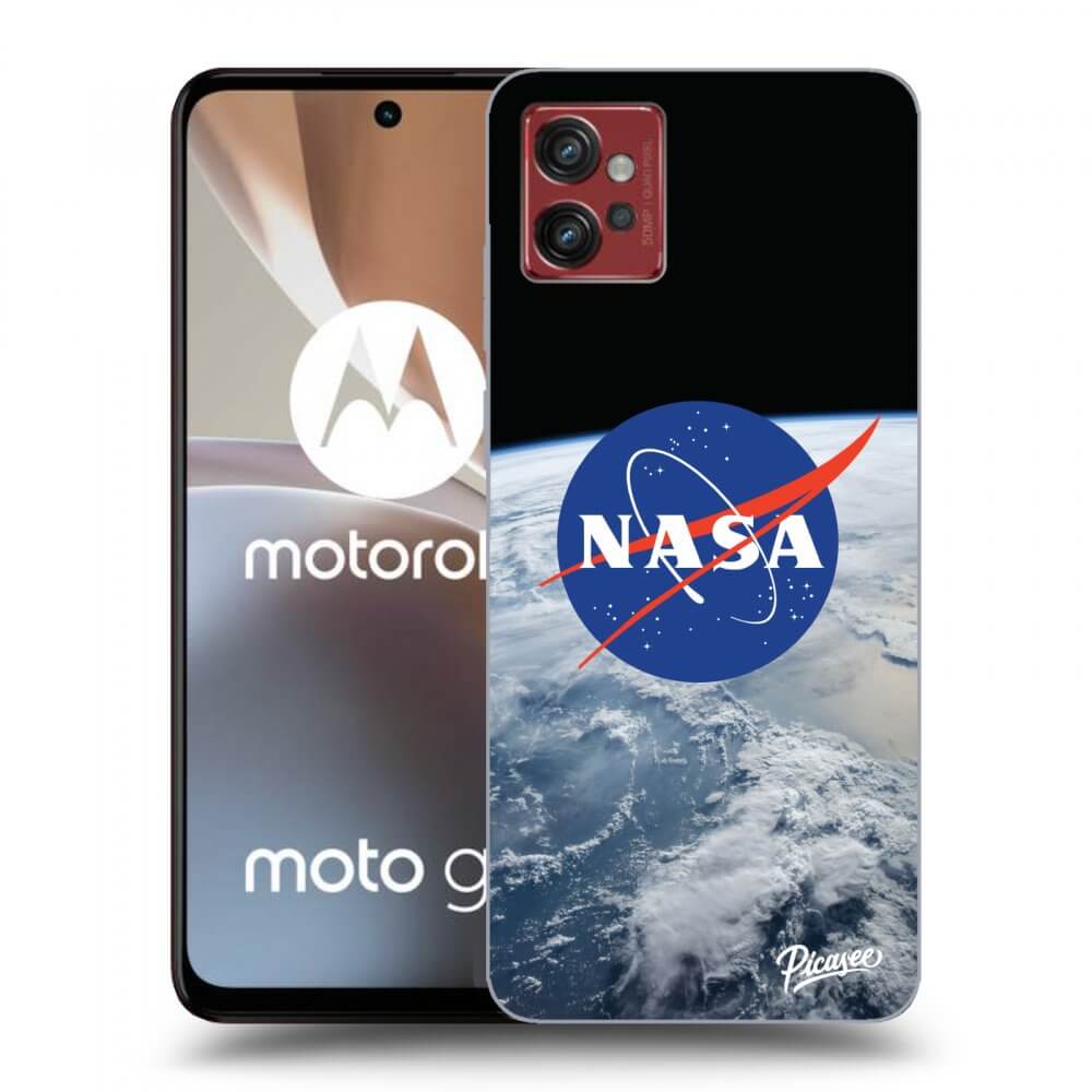 Motorola Moto G32 Hülle - Transparentes Silikon - Nasa Earth