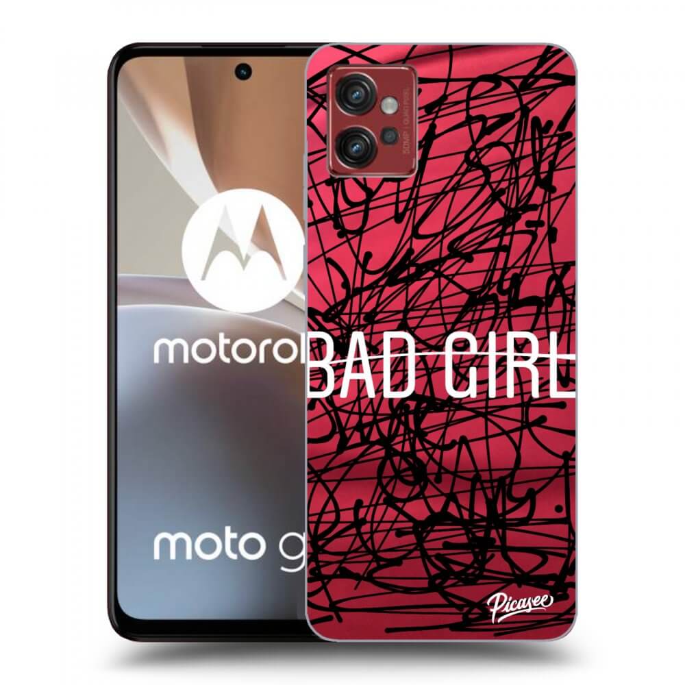 Motorola Moto G32 Hülle - Transparentes Silikon - Freches Mädchen