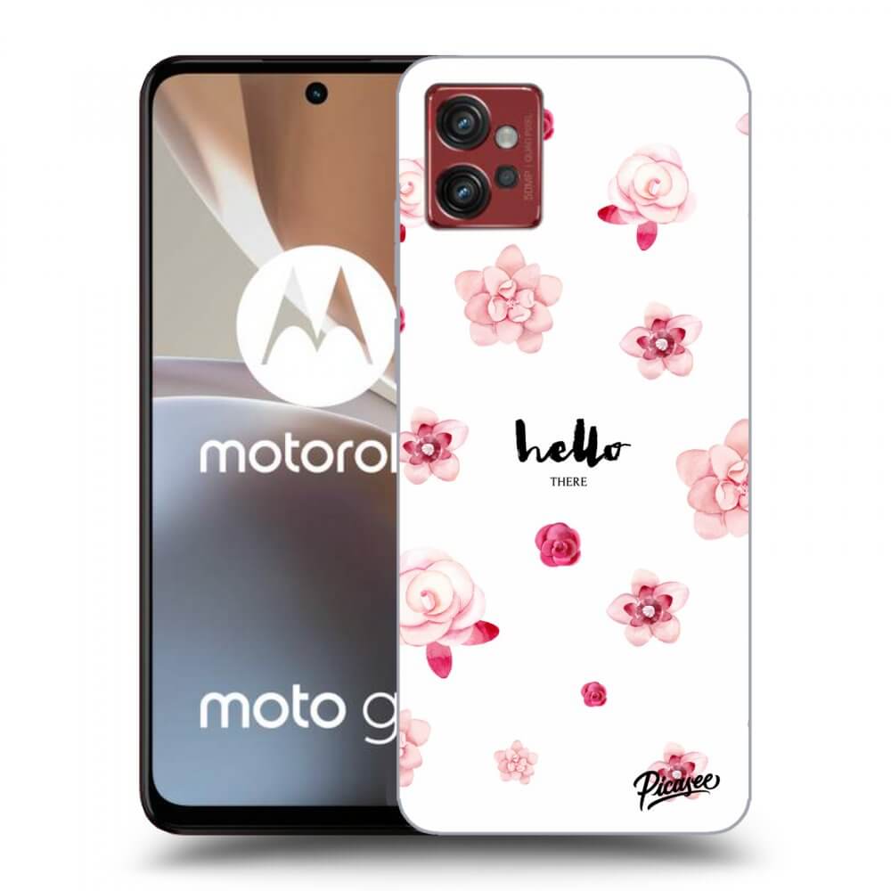 Motorola Moto G32 Hülle - Transparentes Silikon - Hello There