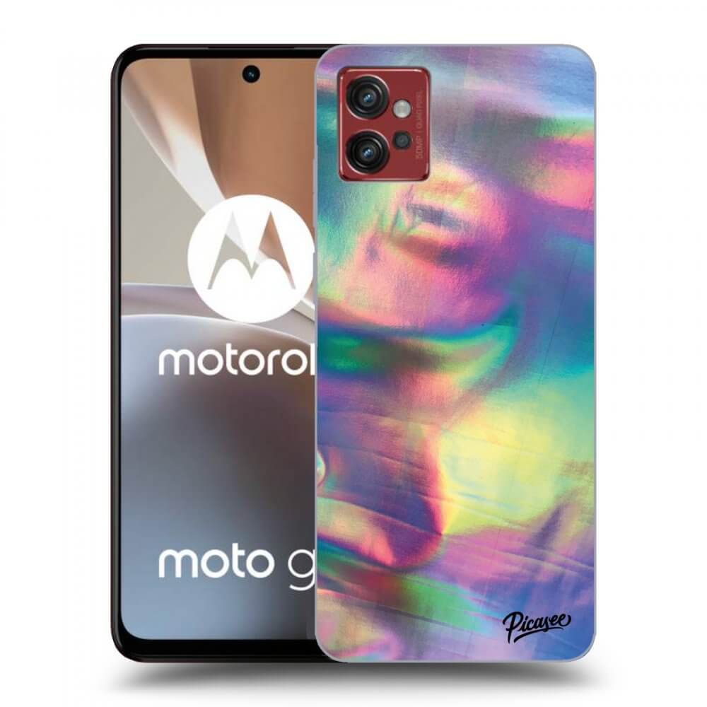 Motorola Moto G32 Hülle - Schwarzes Silikon - Holo