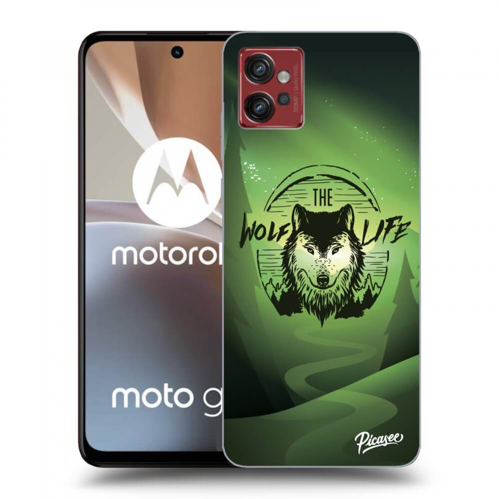 Motorola Moto G32 Hülle - Schwarzes Silikon - Das Leben Eines Wolfes