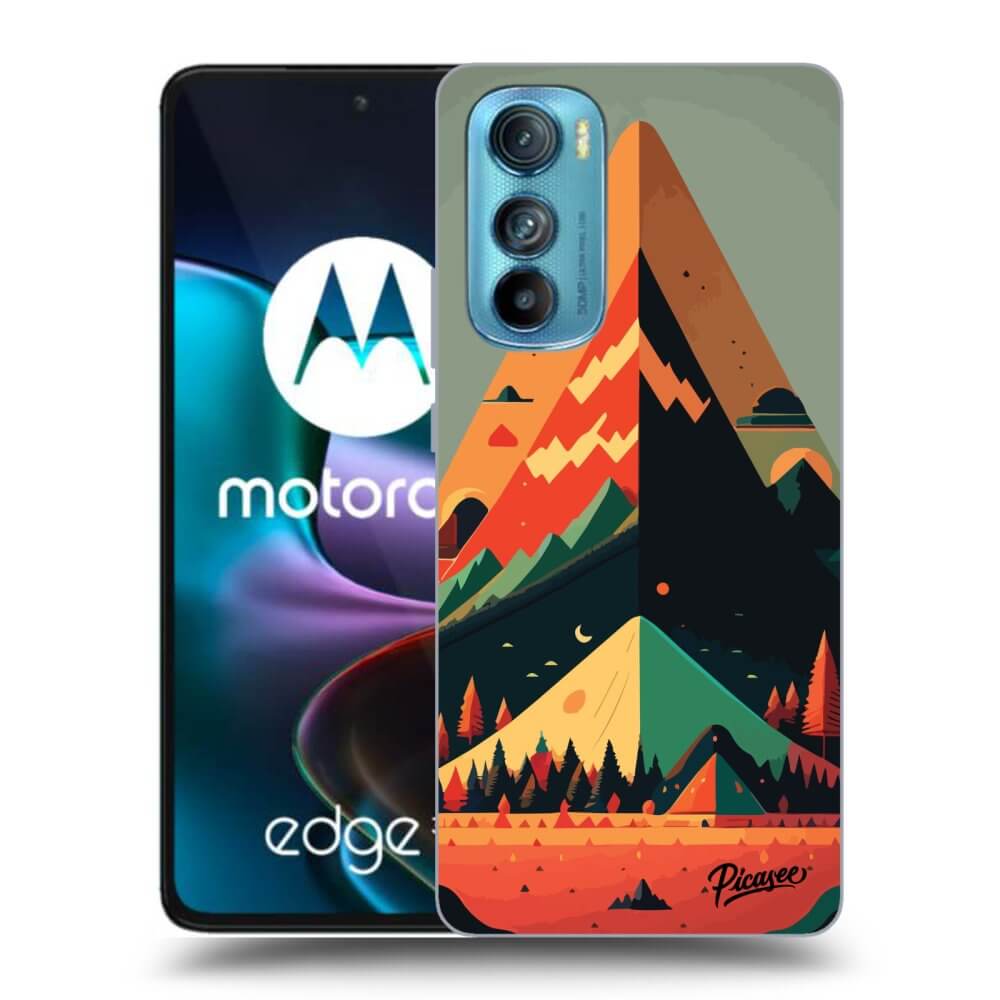 Motorola Edge 30 Hülle - Schwarzes Silikon - Oregon