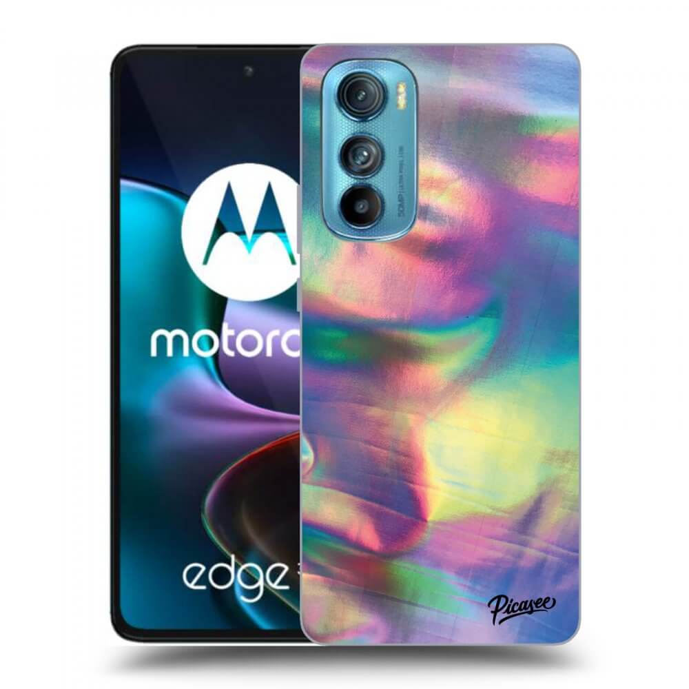 Motorola Edge 30 Hülle - Transparentes Silikon - Holo