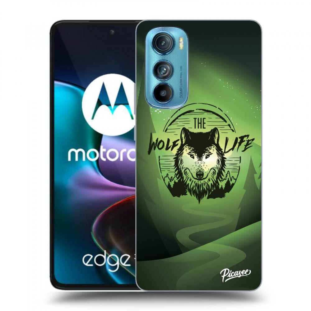 Motorola Edge 30 Hülle - Transparentes Silikon - Das Leben Eines Wolfes