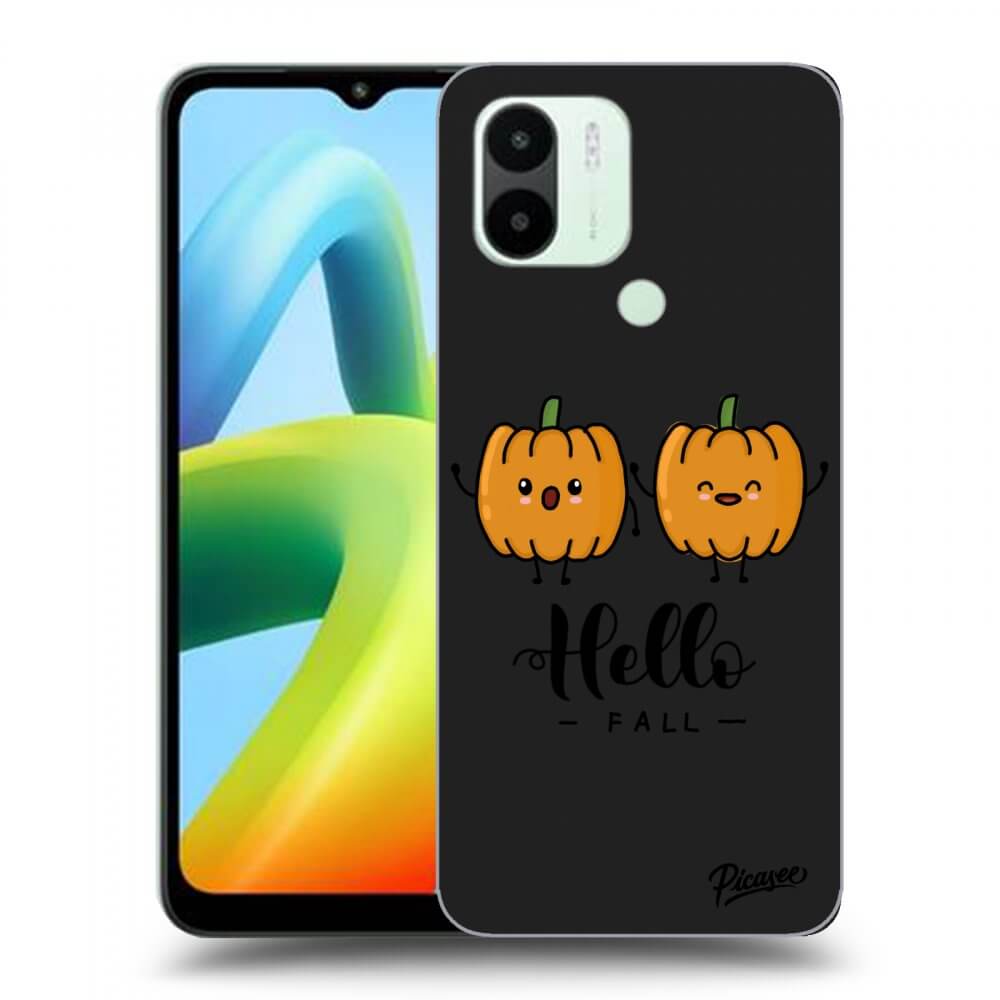 Xiaomi Redmi A1 Hülle - Schwarzes Silikon - Hallo Fall