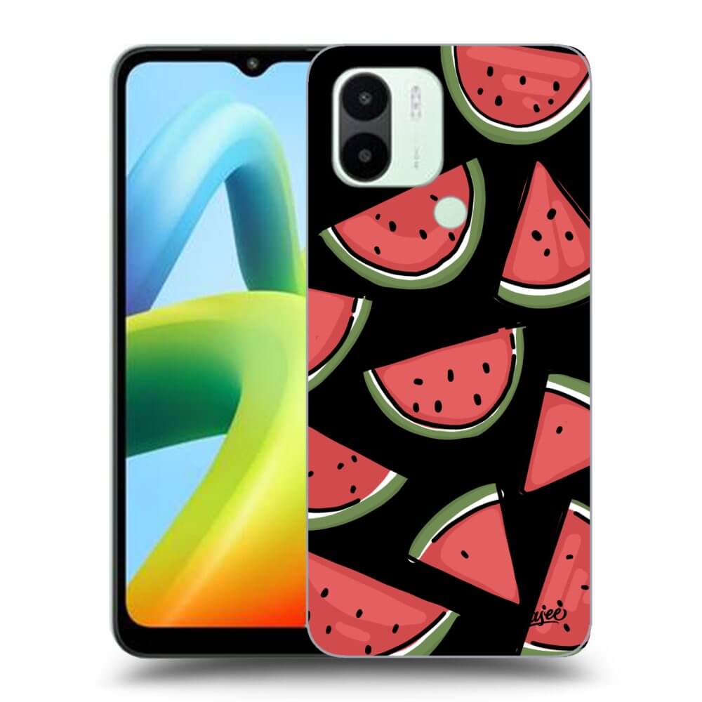 Xiaomi Redmi A1 Hülle - Schwarzes Silikon - Melone