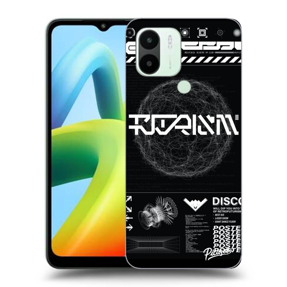 Xiaomi Redmi A1 Hülle - Schwarzes Silikon - BLACK DISCO