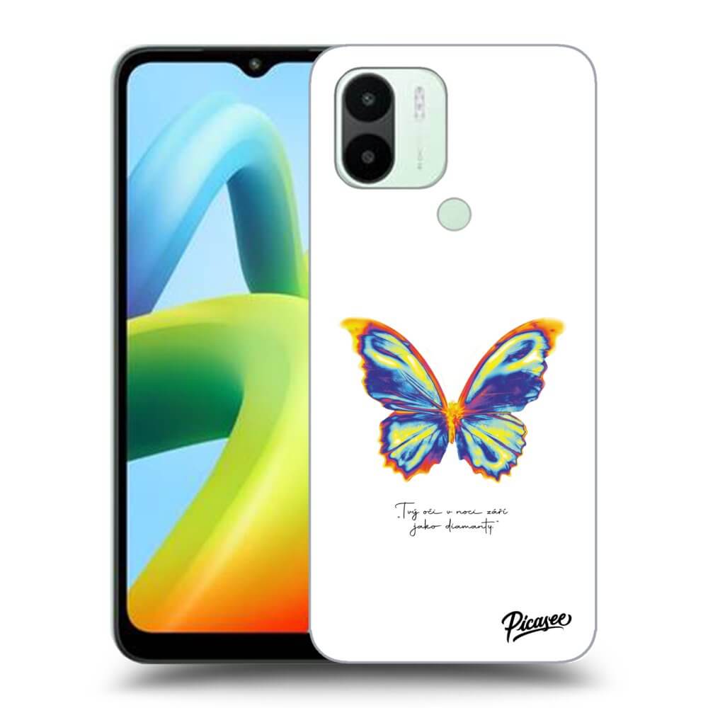 Xiaomi Redmi A1 Hülle - Transparentes Silikon - Diamanty White