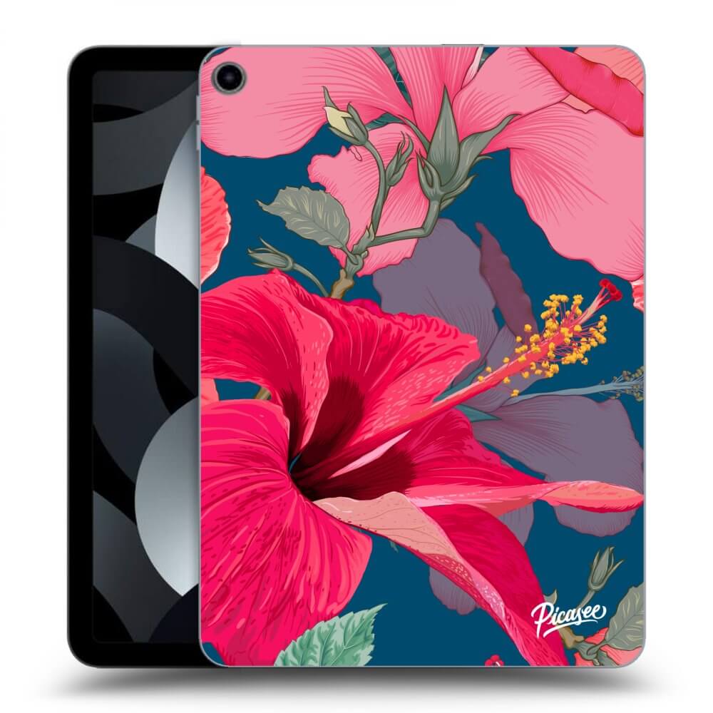 Apple iPad Pro 11" 2019 (1.gen.) Hülle - Transparentes Silikon - Hibiscus