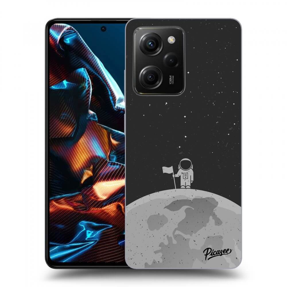 Xiaomi Poco X5 Pro Hülle - Schwarzes Silikon - Astronaut